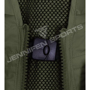 Wholesale Plus Size Men's Hunting Vest 100% Cotton Canvas Fabric Zipper -<b>Tex</b> Windproof Breathable Outdoor Use Custom Logo - Product Image 6