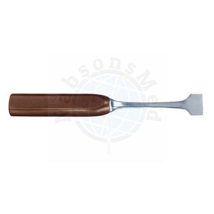 Ciseau à os Alexander 18 cm, 4 mm de large, en acier inoxydable allemand, instrument chirurgical orthopédique manuel, outil de coupe d'os durable - Product Image 5