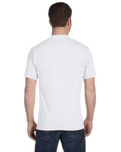 Camiseta lisa de gran tamaño para hombre, camisa de alta calidad con estampado bordado personalizado en blanco 100% de algodón - Product Image 2