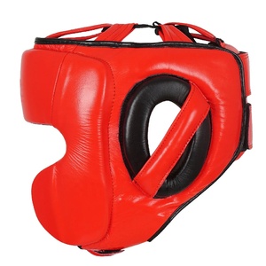 Protège-tête en cuir de qualité supérieure Équipement de niveau de compétition professionnel pour MMA Muay Thai Boxe Vente chaude à un prix - Product Image 2