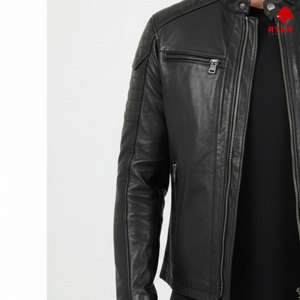 Veste en cuir respirante pour homme, design personnalisé Ryan Pro Gear, impression de logo sur mesure - Product Image 4
