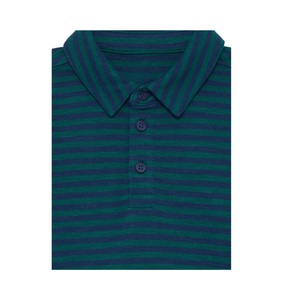 Camiseta Polo Infantil Personalizable, 100% Algodón Tejido, Ecológica, al por Mayor, Corte Regular, Multicolor, Casual, Cuello Redondo, Rayas, Manga Larga - Product Image 2