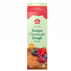 Crema No Láctea de Calidad al por Mayor OEM/ODM para Panadería, con Sabor a Queso para Masa de Tarta Vasca HALAL, 1KG, Fabricante y Proveedor - Product Image 1