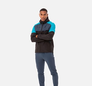 Survêtement coupe-vent pour homme, service OEM, matière nylon polyester légère, respirante, imperméable, réversible, logo personnalisé - Product Image 6