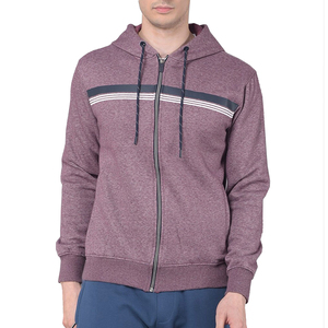 2026 Hot Sale High Quality Winter Full <b>Zip</b> <b>up</b> Hoodie for <b>Men</b>-Streetwear Style Long Sleeve 100% Cotton <b>Fleece</b> Breathable - Product Image 1