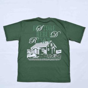 เสื้อยืดคอกลมแขนสั้นทรงปกติสำหรับผู้ชาย ผ้าสแปนเด็กซ์/คอตตอน ระบายอากาศได้ดี พิมพ์ลายสกรีนคุณภาพสูงตามสั่ง - Product Image 6