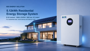 Batterie de stockage d'énergie domestique SES 5-10kW LiFePO4 tout-en-un, murale, hybride, pour sauvegarde solaire, onde sinusoïdale pure, protection IP65 - Product Image 5