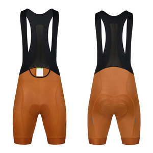 Cuissard de cyclisme pour homme marron et noir avec dos en mesh – Vêtement de performance pour le vélo - Product Image 1