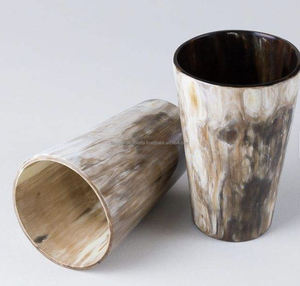 Verre à shot en corne naturelle de qualité supérieure, écologique, poli, gravé à la main, style européen, personnalisé - Product Image 5