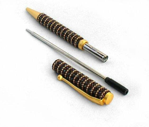 Bolígrafos de Lujo Hechos a Mano con Cuentas de Semillas para un Estilo de Escritura Único, Diseño Tribal, Bolígrafos de Cuentas de Semillas Hechos a Mano para Papelería Artesanal - Product Image 1