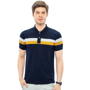 เสื้อกอล์ฟผู้ชาย คอโอ ทรงหลวม แขนสั้น ผ้าโพลีเอสเตอร์/คอตตอน แบบเรียบ สำหรับขายส่ง ผลิตจากผ้าถักแบบซักได้ เป็นมิตรต่อสิ่งแวดล้อม - Product Image 1