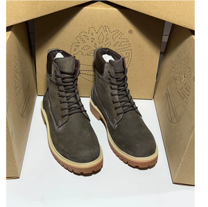 Elegantes Botas de Desierto Occidentales para Hombre, Parte Superior de Cuero Genuino, Cómodas, Antideslizantes, Ligeras, Zapatos de Tobillo - Product Image 3