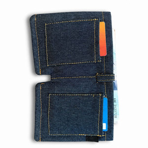 Foldable Pants Shaped Coin Purse <b>Card</b> <b>Holder</b> Fashionable Modern Gift Vintage Mini Jeans <b>Wallet</b> - Product Image 3