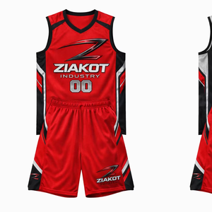 USA Basketball Reversible Uniform Set Custom logo Jersey Shorts Double Sided Mesh Team Wear 2026 Trend Ziakot 100 - Product Image 1