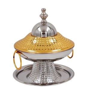 Handmade Arabic Date Bowl With <b>Lid</b> And Premium Metal Khajoor <b>Pot</b> For Ramadan Iftar Party & Luxury Islamic Home Decor Gift - Product Image 4