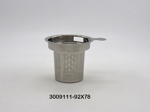Colador de Té de Acero Inoxidable 3009111-92X78, Pulido, Reutilizable, Diseño Minimalista - Product Image 1