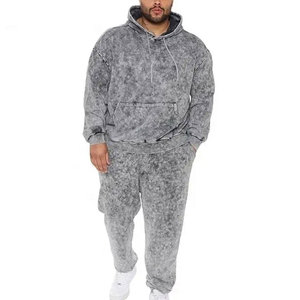 ชุดวอร์มแบบย้อมสีเอซิดคุณภาพสูงสำหรับผู้ชาย รับผลิตตามแบบที่คุณต้องการ ชุดวอร์มย้อมสีเอซิดสำหรับผู้ชายในราคาประหยัด - Product Image 1