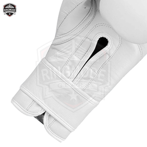 Gants de boxe de qualité supérieure pour arts martiaux, fabriqués en cuir véritable avec logo personnalisé. Vente flash sur les gants de boxe. - Product Image 2