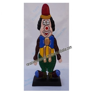 Venta caliente estatua de payaso de Metal de alta calidad decoración de mesa de aluminio escultura de payaso para Hotel en casa - Product Image 6