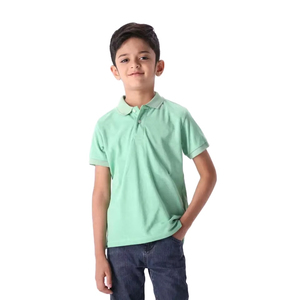 Polo de golf pour hommes et garçons grande taille à manches courtes, en polyester/coton, anti-plis, respirant, séchage rapide, double épaisseur, haute qualité - Product Image 1