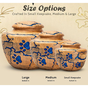 Wooden Funeral Memorial with Engraving Premium Wooden Cremation Urn for Loved Ones by AYAANS - Product Image 5
