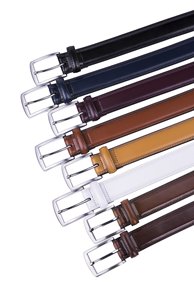 Cinturones de Cuero Genuino para Hombre, Diseño Moderno, Hebilla con Correa de Cuero, Cinturones Masculinos para Vestir - Product Image 6