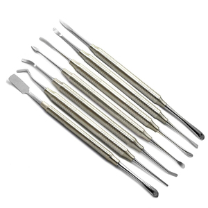 Juego de Instrumentos de Cirugía Oral Periodontal Microquirúrgica, Elevadores Dentales Manuales de Acero Inoxidable, Tijeras de Alta Calidad con Certificación CE - Product Image 6