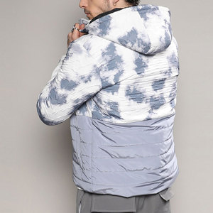 Blouson matelassé pour homme de haute qualité, sur mesure, imperméable, en tissu peigné, avec fermeture éclair, respirant, pour l'hiver, style urbain, vente en gros - Product Image 3