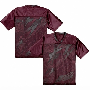 เสื้อกีฬาพิมพ์ลายตาข่ายแบบกำหนดเอง น้ำหนักเบา ระบายอากาศได้ดี สำหรับสโมสร โรงเรียน และทีม - Product Image 3