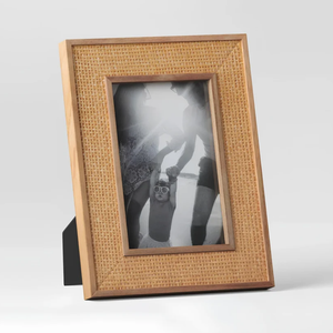 Cadre photo en rotin tressé à la main, décoration de chambre, cadre photo esthétique, OEM ODM acceptés, fabriqué en Inde, grossiste par Gifty Craft - Product Image 6