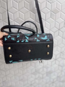 New Trending Hand Tooled Floral Carving Leather Speedy Handbag Gypsy Boho Shoulder Handmade Western Stylish Women Daily Uses Bag - Product Image 4