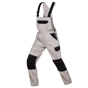 Pantalones de Trabajo con Tirantes Ajustables, de Polialgodón, Resistentes, con Múltiples Bolsillos, para Uso Industrial, OEM - Product Image 3