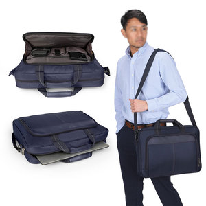Latest Trending Style <b>Men</b> Women Laptop <b>Bags</b> Multiple Storage Inner Pockets Polyester Material Lightweight Waterproof Laptop <b>Bag</b> - Product Image 4