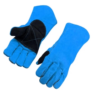 Gants de soudage en cuir de vachette renforcé, résistants à l'abrasion, ignifuges, pour la lutte contre les incendies et le barbecue - Product Image 2