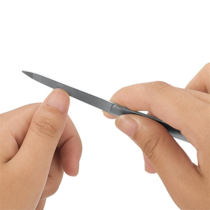 Lima de uñas de acero alemán, lima metálica para pulir uñas de manos y pies, limas de manicura, pulidor de uñas de salón para belleza de MARI INSTRUMENTS - Product Image 4