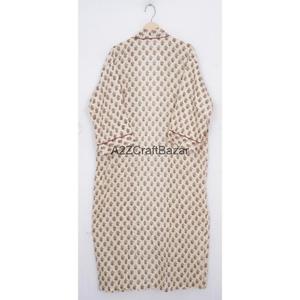 Exportadores de Kimonos de Algodón 100% para Mujer, Estampado Floral Sexy, Ropa de Dormir de Primavera/Verano, Túnica de Playa - Product Image 6