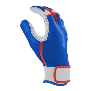 Gants de frappe en cuir PU bleu avec paume rembourrée et fermeture auto-agrippante pour l'entraînement, unisexe adulte - Product Image 2