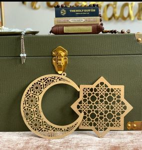 Centro de Mesa Metálico Tradicional para Ramadán, Adorno Decorativo Islámico para Reuniones Familiares y Eventos Festivos - Product Image 4