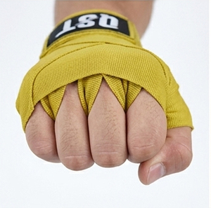 Bandages de boxe pour l'entraînement et le sparring, bandages élastiques en coton, logo personnalisé, fabricant OEM, support durable pour les poignets, vente en gros - Product Image 5