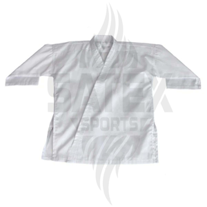 Ensemble d'uniformes de karaté blancs Satex avec ceinture, légers, élastiques, respirants, séchage rapide, polyester/coton, logo personnalisé, haute qualité - Product Image 4
