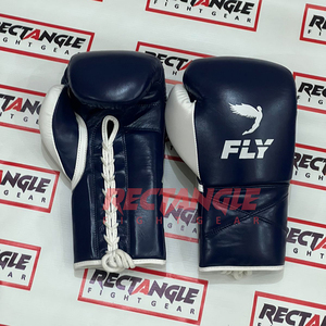 Gants de boxe de luxe de qualité supérieure, personnalisés, en cuir de vachette durable, super confortables, à lacets. - Product Image 5