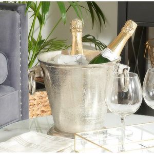 Metal cooler luxury dining decor bar counter accessory festive celebration <b>bucket</b> wine and champagne - Product Image 1