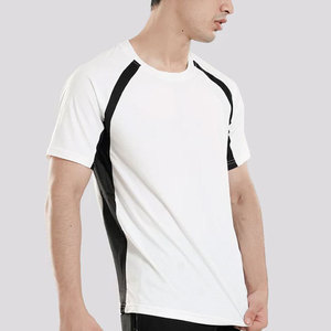 T-shirt à manches courtes pour homme, coupe classique, design à empiècements longs, personnalisé, haute qualité, léger, 180 g/m² - Product Image 4