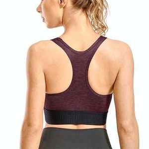 Sujetador Deportivo de Algodón Premium para Fitness, Yoga, Entrenamiento de Alto Impacto, Acolchado, Sin Costuras, con Logotipo Personalizado, Ropa Deportiva Urbana - Product Image 3