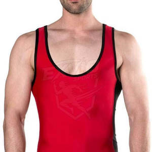 Combinaisons de lutte pour hommes en Spandex/Polyester, haute qualité, best-seller, respirantes - Product Image 5