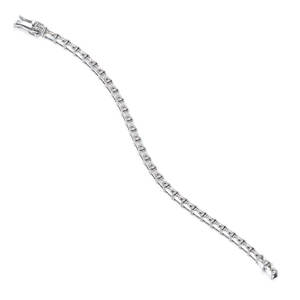 Bracelet tennis REYES fait main en moissanite taille radiant 13,7 carats, certifié GRA, en argent sterling 925, bijoux de soirée pour femmes - Product Image 3