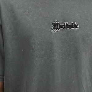 Camiseta Vintage con Logotipo Personalizado, Lavada con Ácido, Estilo Desgastado, Talla Grande, 100% Algodón Pesado para Hombre - Product Image 3