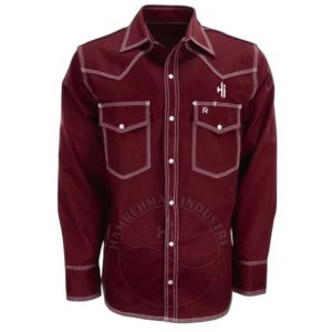 Camisas de Trabajo Ignífugas y Reflectantes, Seguras Sin Compromisos, de Algodón FR Ligero, Ropa de Trabajo con Certificación NFPA 2112 - Product Image 1