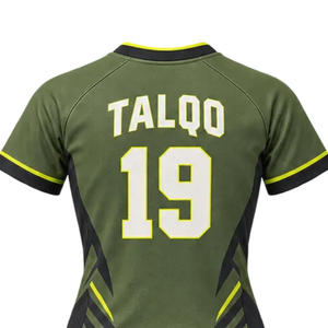 Conjunto de Camiseta y Pantalones Cortos de Fútbol Personalizados para Mujer, Cuello en V, Franja Diagonal, Sublimación, Secado Rápido, Uniforme de Fútbol, Nombre del Equipo, Número, Diseños OEM - Product Image 4