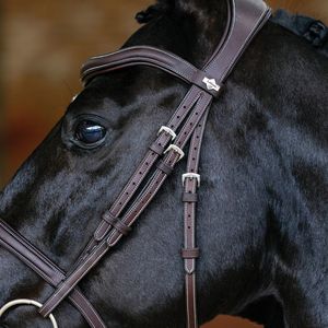 Brida de Cuero para Caballo de Primera Calidad con Riendas, Resistente, Duradera y Cómoda para Entrenamiento y Competición - Product Image 3